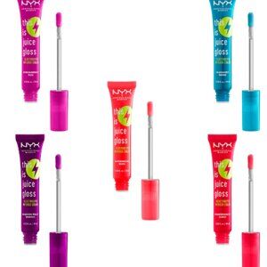 NYX This Is Juice Gloss Hydrating Lip Gloss Assorted 5 Colors/Flavors 0.33 oz